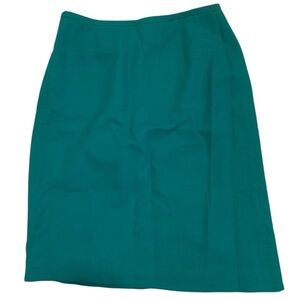 Vintage KLASS CANADA Teal Green High-Waisted Pencil Skirt Career Office Size 12